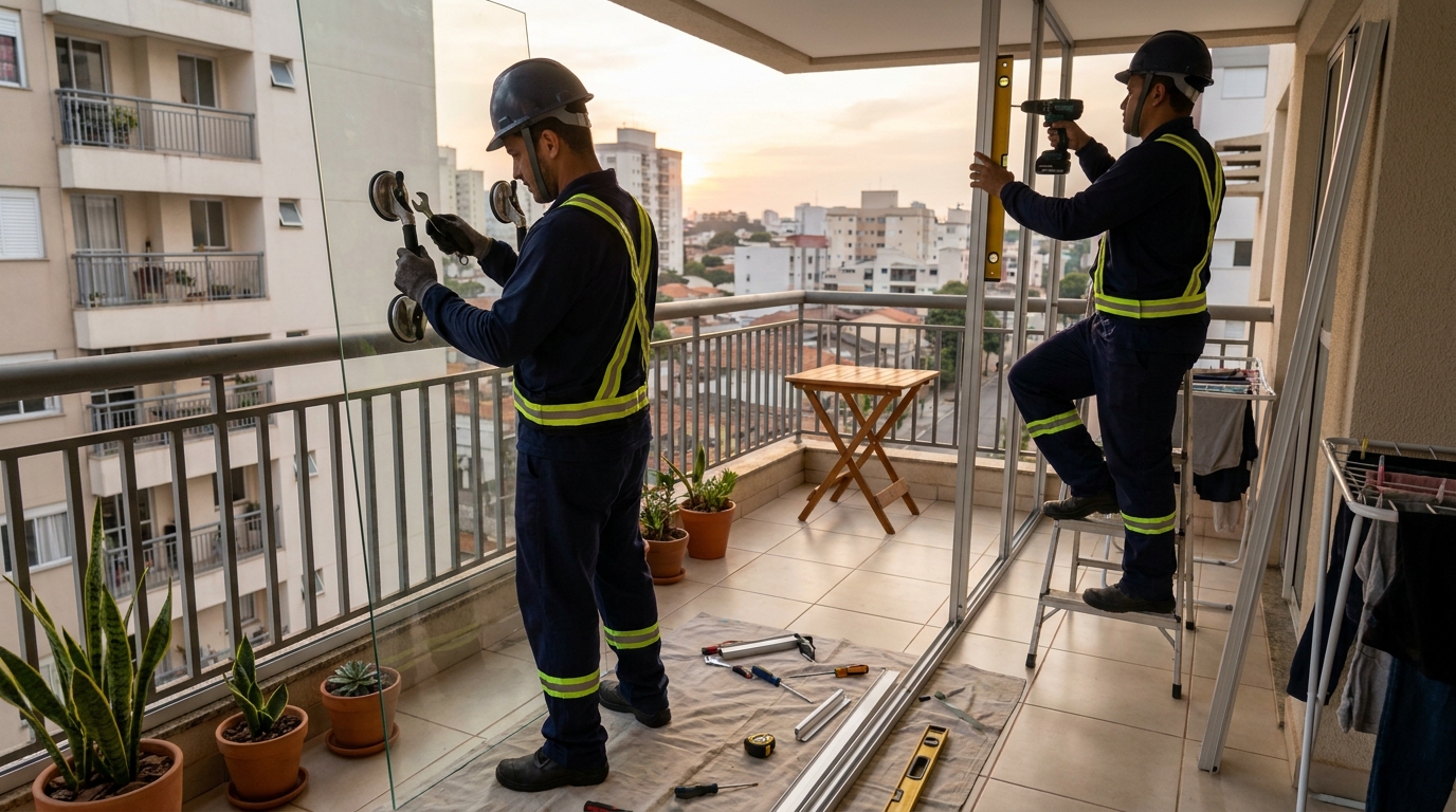 Divisórias em Vidro no Centro, Itajaí‑SC