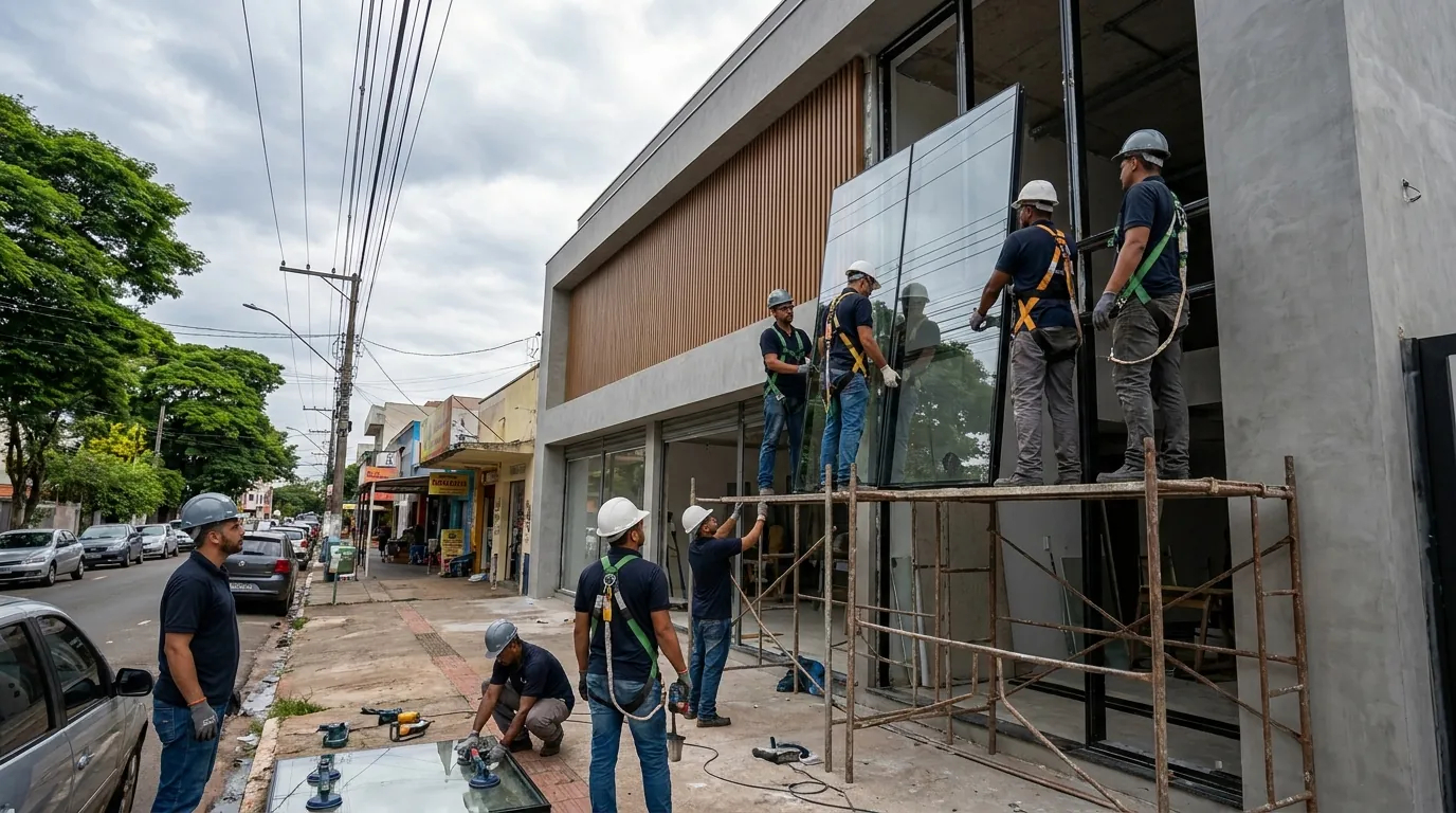 Fachada de Vidro em Itajaí‑SC