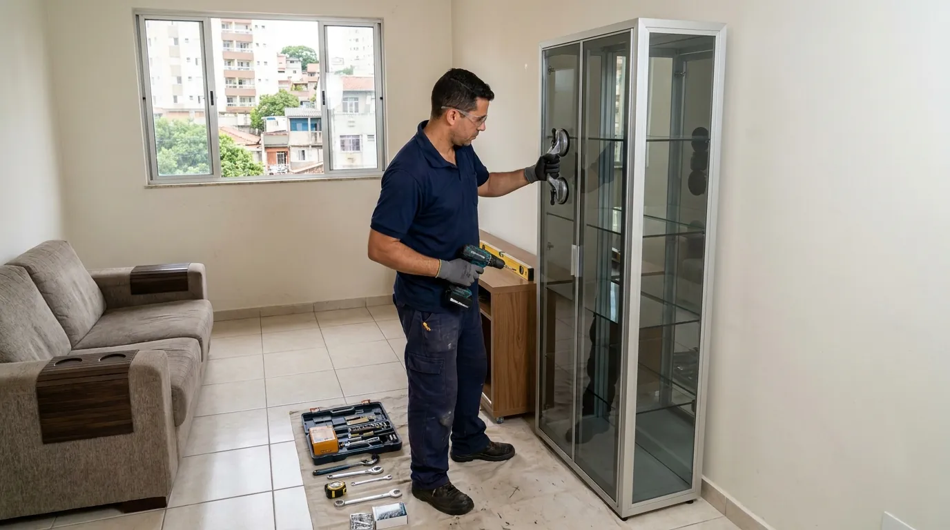 Móveis planejados em vidro em Itajaí