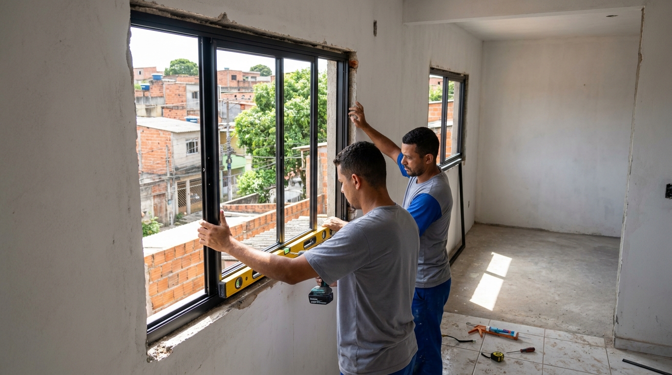Produção de Portas e Janelas em Itajaí‑SC