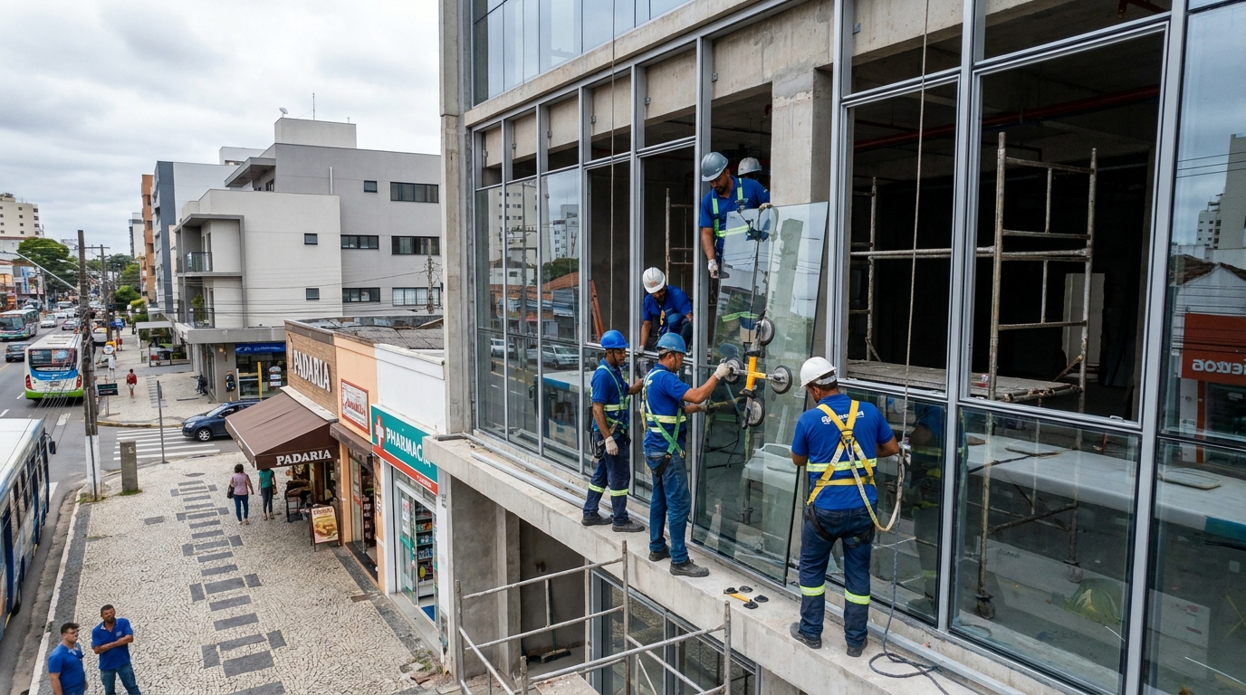 Fachada de Vidro no Centro, Itajaí‑SC